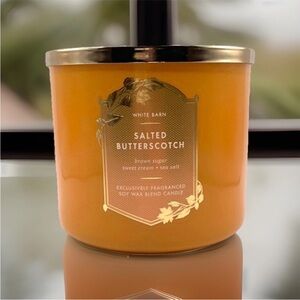 Bath & Body Works 3-Wick Candle- Salted Butterscotch (14.5 oz)